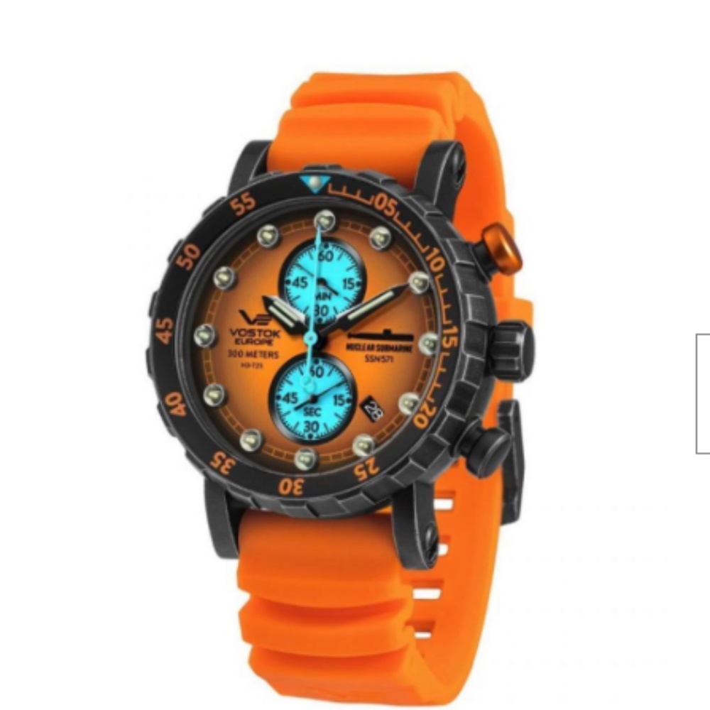 Vostok Europe SSN-571 Chronograph Nuclear Submarine VK61-571F612